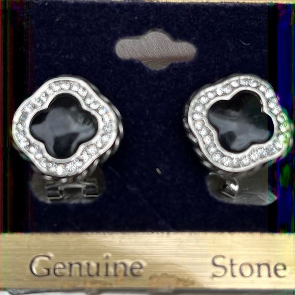 New Designer Inspired French clip back pierced earrings. Completely unique - Picture 2 of 7